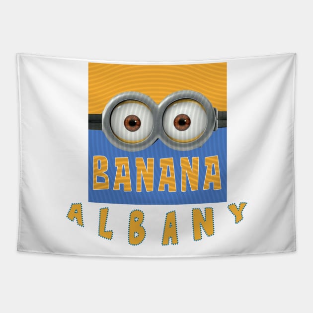 MINION BANANA USA ALBANY Tapestry by LuckYA