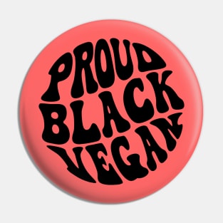 Proud Black Vegan Pin