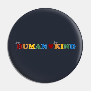 Be Human Be Kind Pin