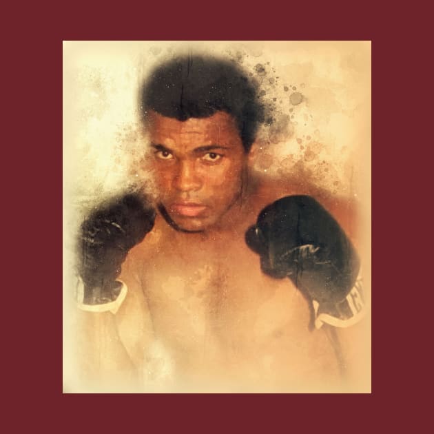 MUHAMMAD ALI - VINTAGE-2 by MufaArtsDesigns