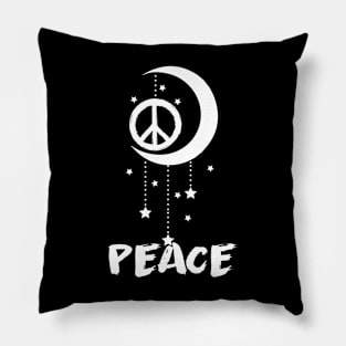 Dream Catcher Peace Sign Pillow