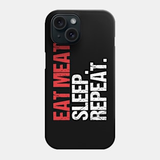 Carnivore Diet Meat Low Carb Zero Keto Ketogenic Phone Case