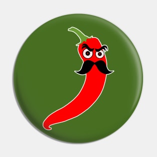 Angry Chili Pepper Pin