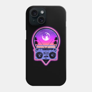 Retro Boombox - summer vibes music Phone Case