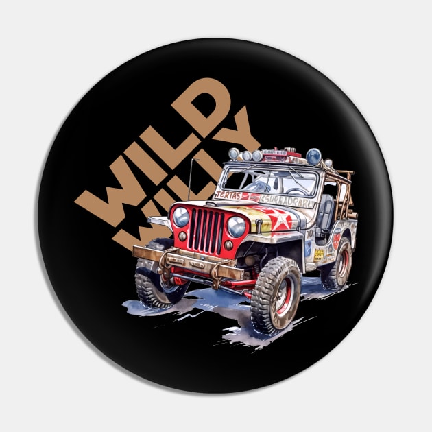 Willys Jeep - Wild Willy Pin by Garage Du Nord