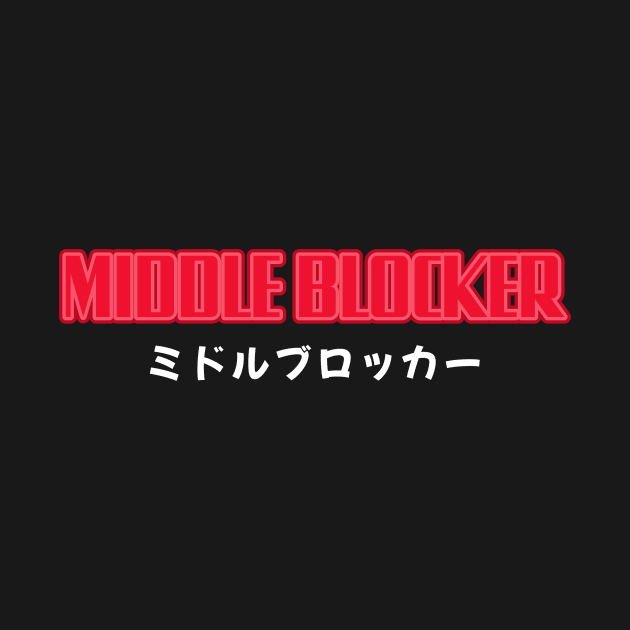 Middle Blocker Volleyball by Kyuushima