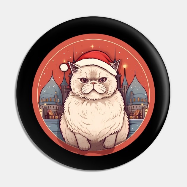 Exotic Shorthair Cat Xmas, Love Cats Pin by dukito