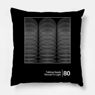 Talking Heads - Minimal Style Graphic Artwork Pillow