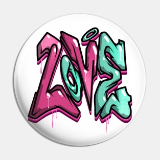 Love Graffiti Pin