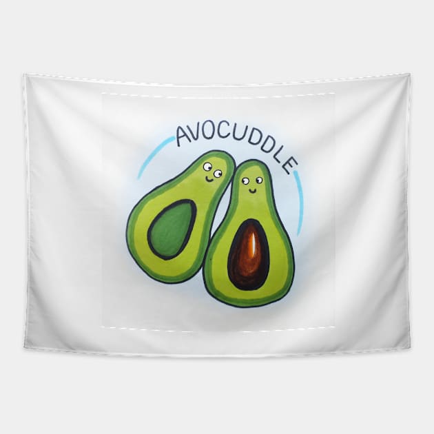 Avocuddle Tapestry by InkySwallows