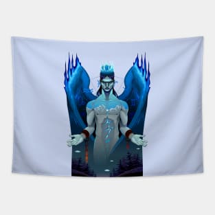 Dark chain angel Tapestry