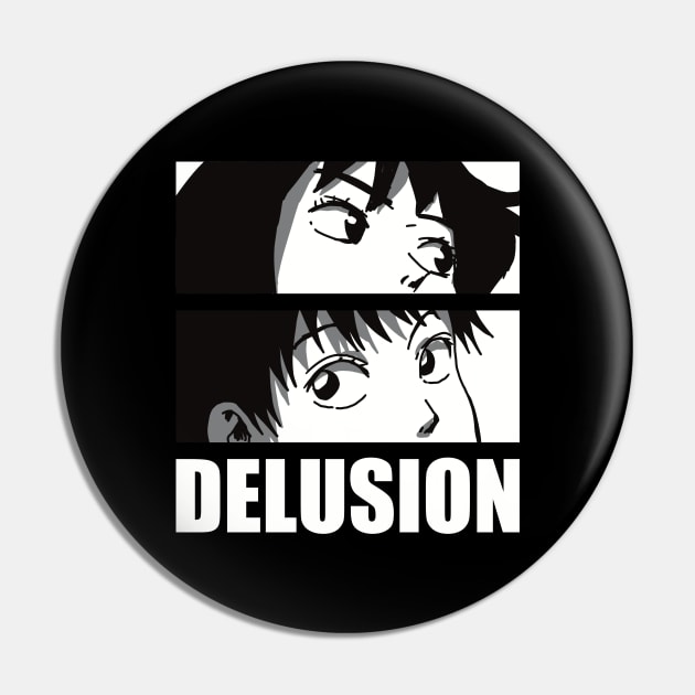 Heavenly Delusion or Tengoku Daimakyou Anime and Manga Characters Kiruko x Maru in Aesthetic Design - Black Pin by Animangapoi