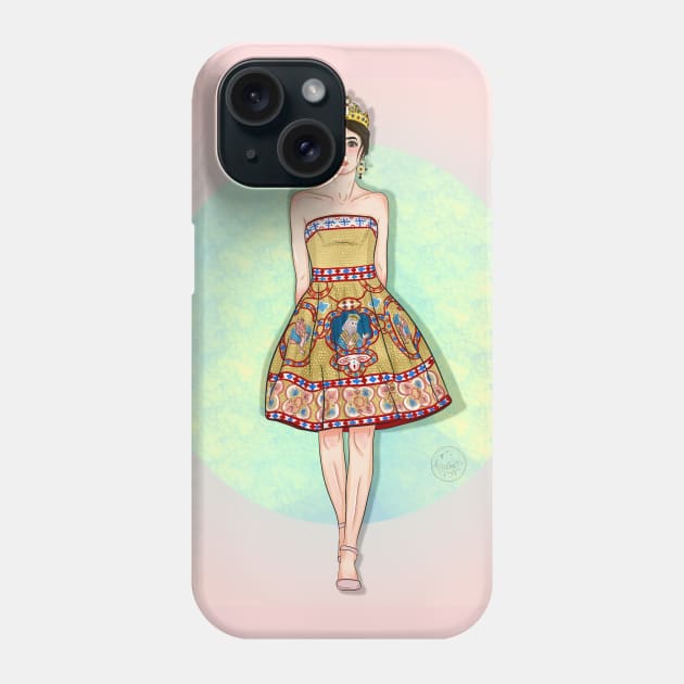 byzantine fashion girl Phone Case by kira4ka93