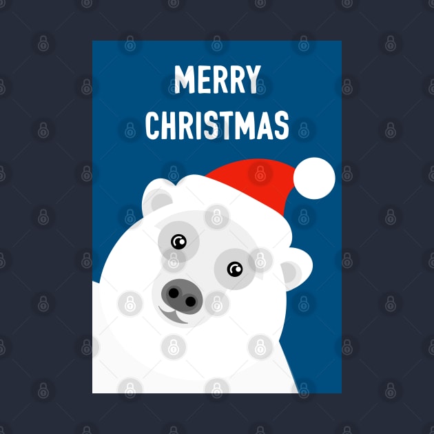 Christmas Polar Bear by AdamRegester