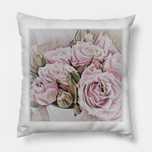 Blush Roses, Pale Roses Decor, tote bag, Pretty Roses Pillows, Pale Roses Pillow, Blush Roses Tote,  Pale Pink roses pillow, Floor pillow, roses clock, cottage style, cottage chic Pillow