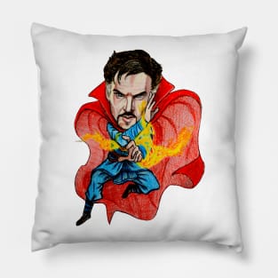 Strange Caricature Pillow