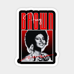 Foxy brown///original retro Magnet