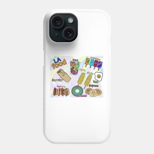 Los angeles food Phone Case