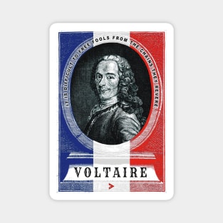 Voltaire - A Quote About Freedom Magnet