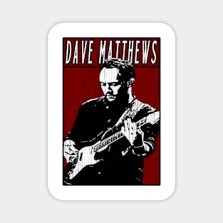 Retro Vintage Dave Matthews Magnet