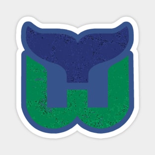 Hartford whalers retro logo Magnet