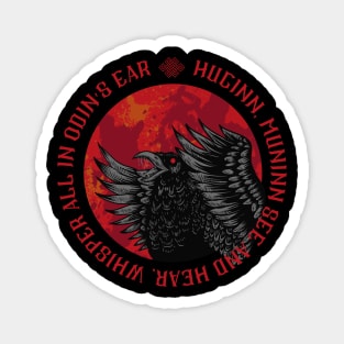 Odin's ravens Magnet