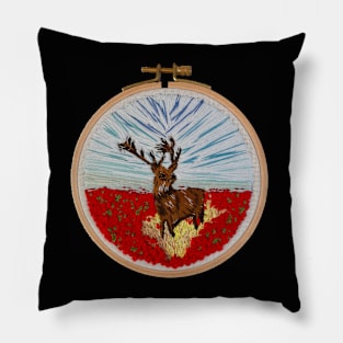 Canada Reindeer Pillow