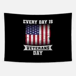 Every day Is Veteran Day Patriotic Tapestry