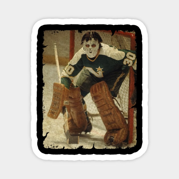 Cesare Maniago - Minnesota North Stars, 1968 Magnet by Momogi Project