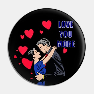 The Love of a Couple on Valentine's Day Pin