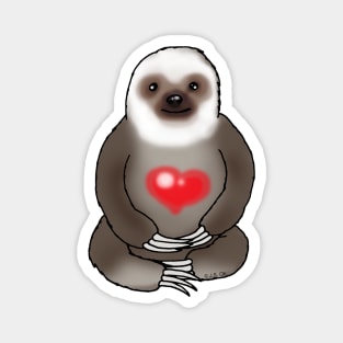 cute sloth cartoon Magnet