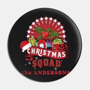Christmas Family Squad the Andersons Pin
