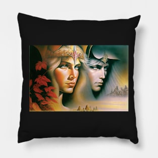 "Twins of the Otherland" 5 of 5 Pillow