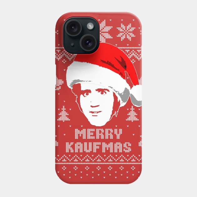Andy Kaufman Merry Kaufmas Phone Case by Nerd_art