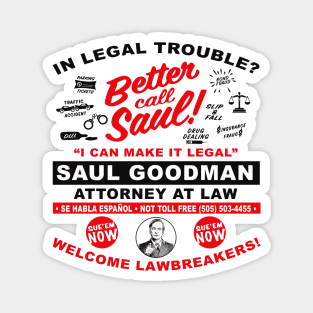 In Legal Trouble Better Call Saul Magnet