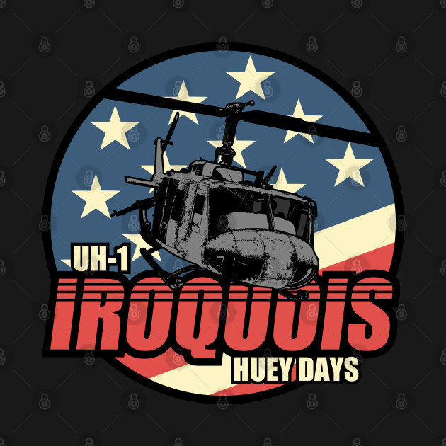 UH-1 Iroquois - Uh1 Huey Helicopter - T-Shirt