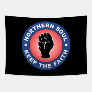 Northern soul keep the faith neon Tapestry