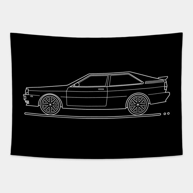 Q Car W Tapestry by garistipis