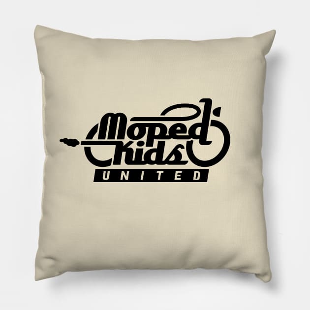 Moped Kids United Pillow by GetTheCar