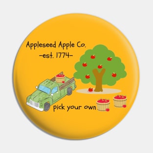 Appleseed Apple Company Fall Autumn Pin