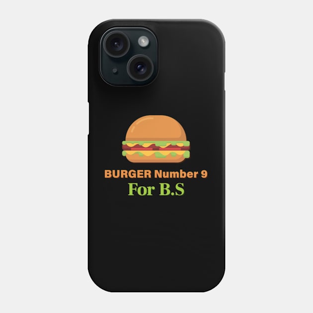 Gaming Nostalgia - Hamburger number 9 Phone Case by sungraphica