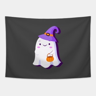 kawaii halloween ghost Tapestry