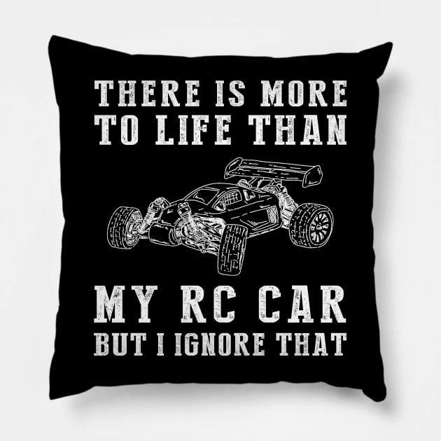 RC-Car Ignorance T-Shirt Pillow by MKGift