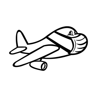 Ilustration Airplane T-Shirt