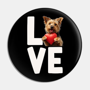 Australian Terrier Love Pin