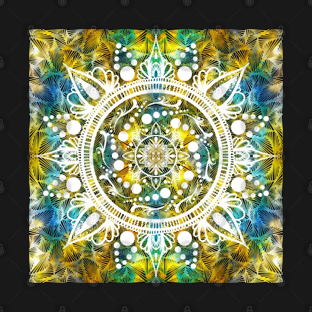 Rainbow Mandala by Kcinnik