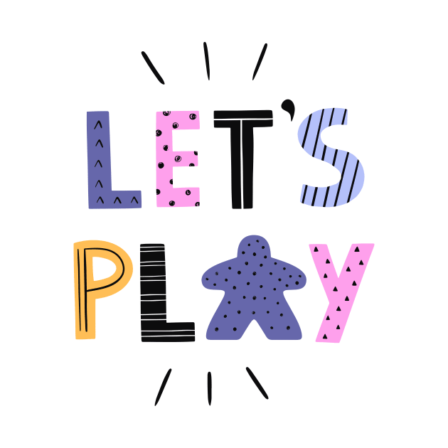 Let's Play Meeple Board Game by Beam Geeks