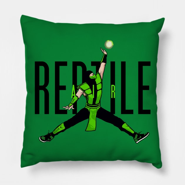 AIR REPTILE Pillow by cabelomaluco