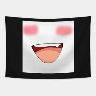 Neko Mouth - Kawaii Anime Tapestry