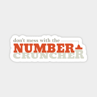 Funny Accounting Number Cruncher Magnet